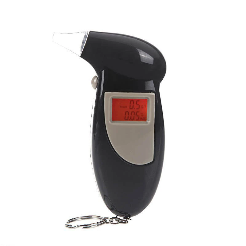 

Digital LCD backlit display breathalyzer audible alert breath alcohol tester box parking gadget analyzer