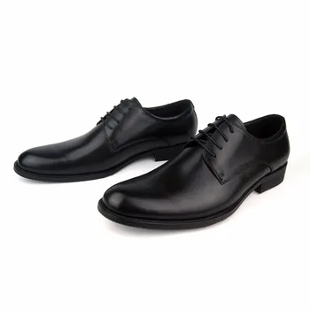 

OTTO ZONE New Spring/Autumn Genuine Leather Men Casual Shoes Men Shoes Oxford Vintage Shoes Brand Male Business Wedding Shoes