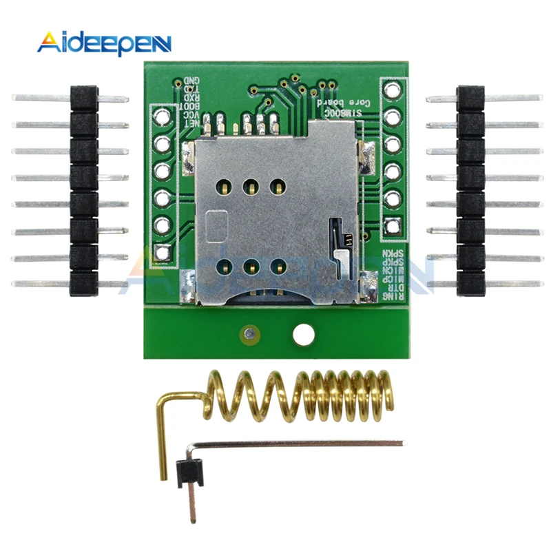 Мини SIM800C GPRS GSM модуль карта MicroSIM основной платы четырехдиапазонный последовательный порт TTL совместимый SIM800L SIM900A