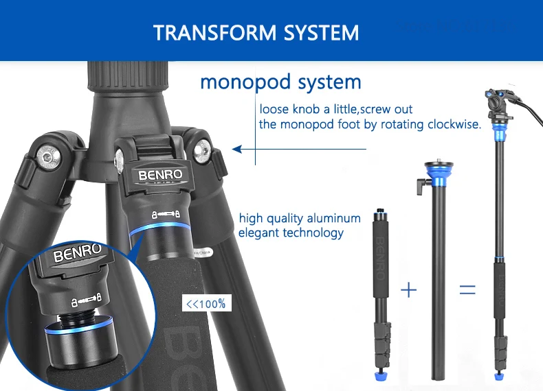 Benro A1883FS2C Tripod 13-4