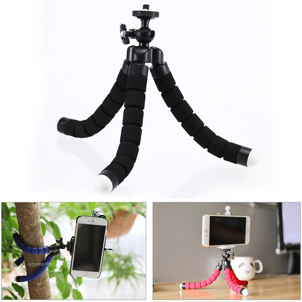

Portable Mini Sponge Cell Phone Tripod Lightweight Camera Tripod Stand QJY99