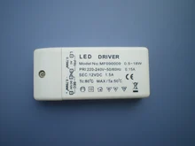100PCS/Lot Wholesales LED TRANSFORMER DRIVER Converter 18w 12v DC led lamp bulb light 100pcs lot tda2030a 18w hi fi amplifier and 35w driver
