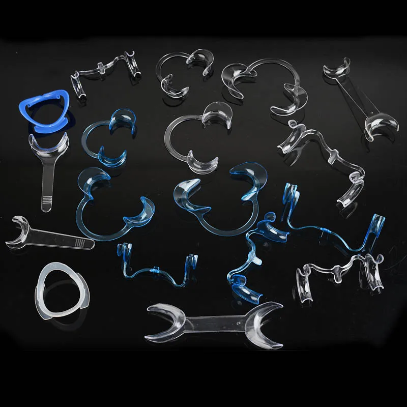 Goede 18 stks Kit Alle Type Tanden Bleken Dental Gereedschap Intraoral Cheek Lip Retractor Tanden Mond Opener Tandheelkundige Apparatuur