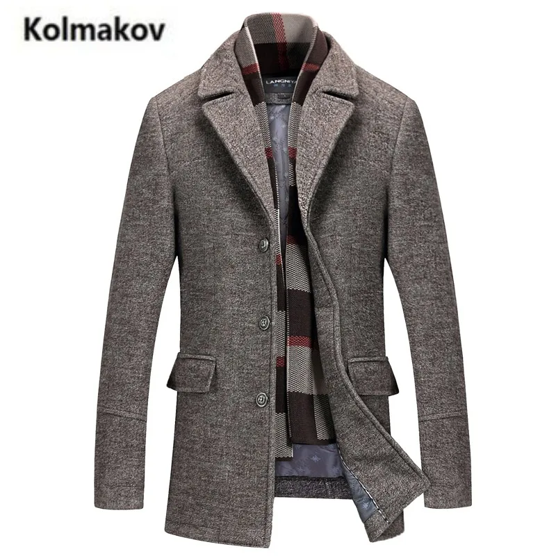 KOLMAKOV 2017 new winter high quality men's turn down