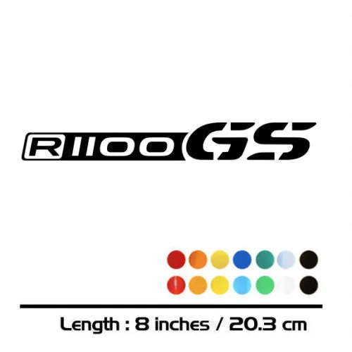 

2 X New Sales motorcycle bike Fuel tank Wheels Fairing notebook Luggage helmet MOTO Sticker decals For BMW R1100GS