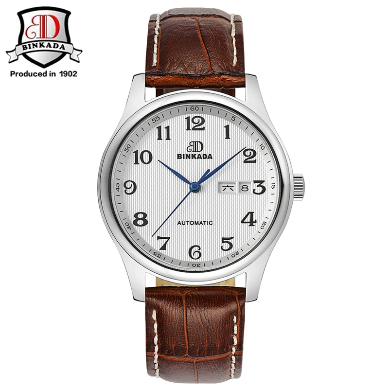 

2019 BINKADA Hot Promotion Mechanical Watches Stainless Steel Men Automatic Flying Tourbillon Watches Men's Big Gold Wrist Watch