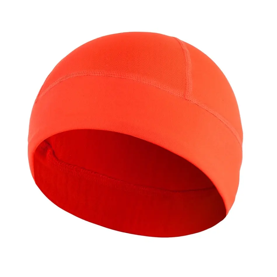 Спортивная теплая ветрозащитная шапка для бега, катания на лыжах, на открытом воздухе, шапка для велоспорта, ветрозащитная термальная шапка для верховой езды, шапка для осени и зимы, шапка для катания на лыжах - Цвет: Оранжевый