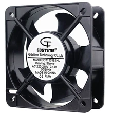 1 Piece Gdstime 135mm x 38mm AC 220V 240V 2 Wire 13538 Metal Case Cooling Fan 1 Piece Gdstime 135mm x 38mm AC 220V 240V 2 Wire 13538 Metal Case Cooling Fan