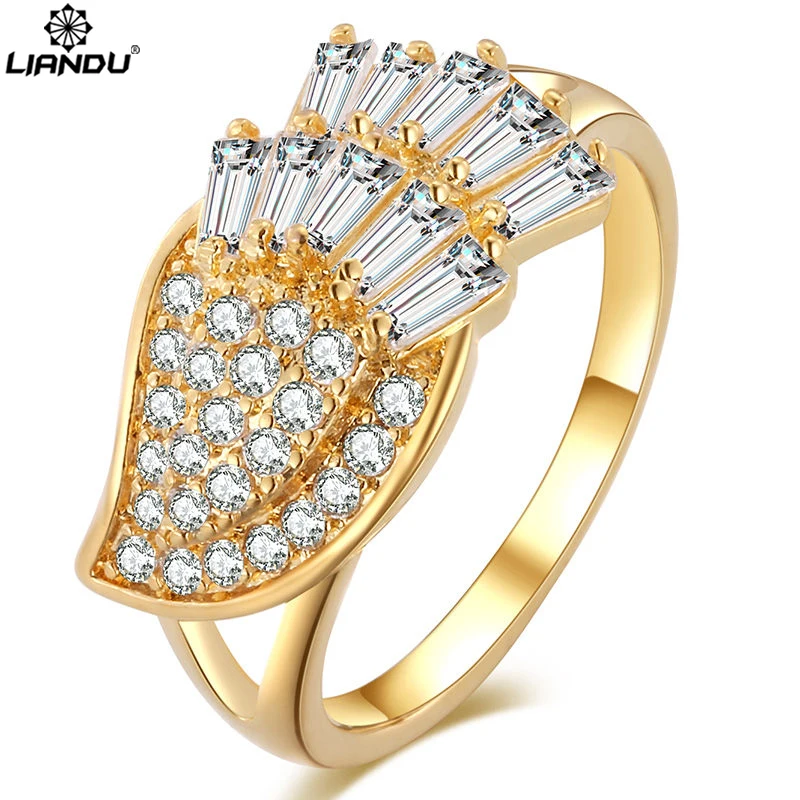 

Shine Meteorite Luxury Cute Round Finger Ring Hollow Romantic gift for Woman Gold Silver Ladies Elegant Wedding Lovers Ring