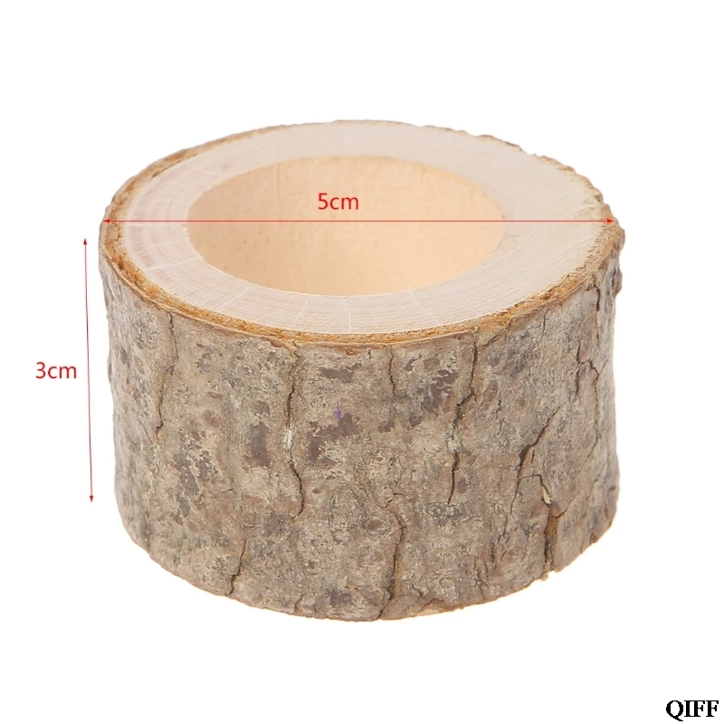 Прямая поставка и гладкое деревянное кольцо для салфеток ткань держатель деревенский для свадебной вечеринки декор стола подарок APR29