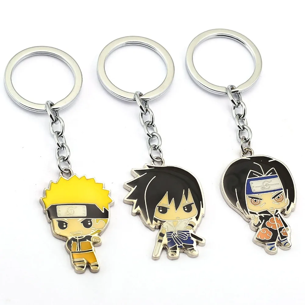 Брелок в стиле аниме Наруто Uzumaki Naruto Uchiha Sasuke Itachi подвеска брелок для автомобиля