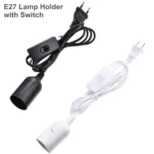 1.8m Power Cord Cable E27 Lamp Holder with Switch wire EU US PLUG for Pendant LED Bulb E27 Hanglamp Suspension Socket Bases 1.8m Power Cord Cable E27 Lamp Holder with Switch wire EU US PLUG for Pendant LED Bulb E27 Hanglamp Suspension Socket Bases