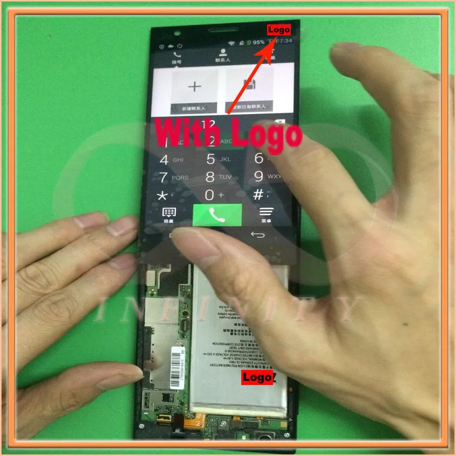 In Stock 100 Tested NEW Original With Logo For ZTE Little Star s2003 Geek 2 LCD
