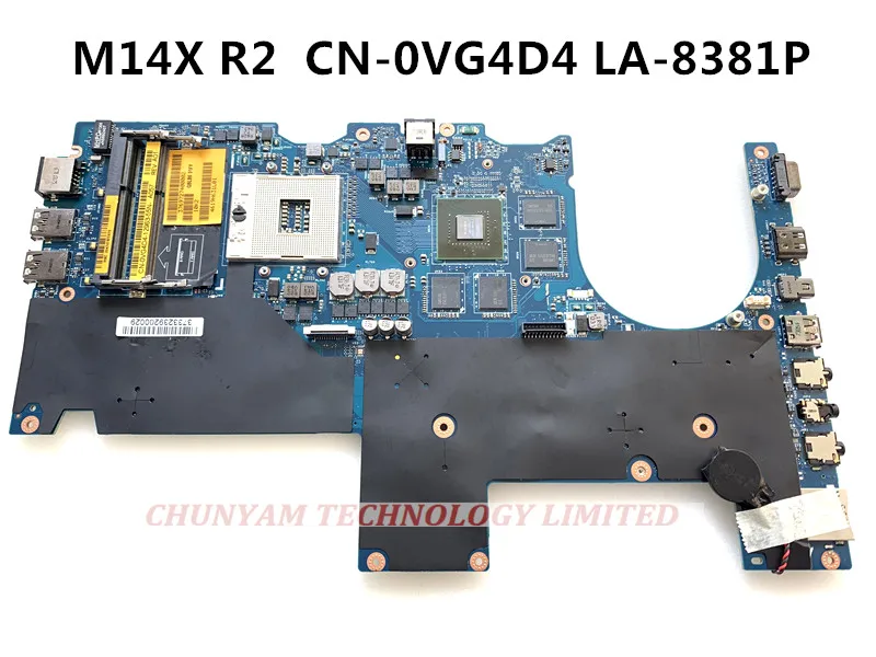 

KEFU CN-0VG4D4 VG4D4 FOR Dell FOR DELL ALIENWARE M14X R2 laptop motherboard QBLB0 LA-8381P REV:1.0 GT650M/1GB mainboard