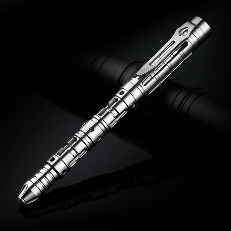 

Outdoor quality stainless steel hollow tungsten steel head self-defense tactical pen mini broken window attack pen EDC