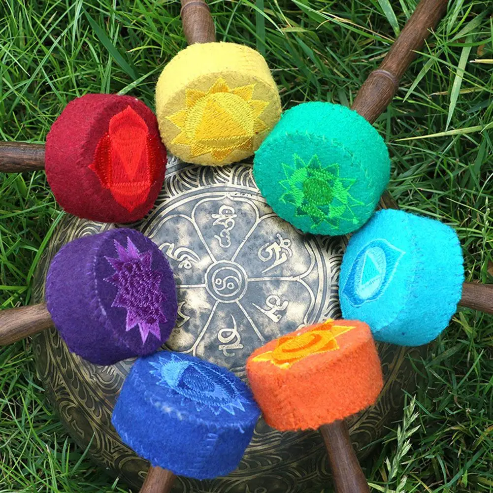 

Tibetan Buddhism Singing Bowl Wooden Mallet Leather Head Yoga Chakra Meditation Relax Soothing Sound Meditation Specialists