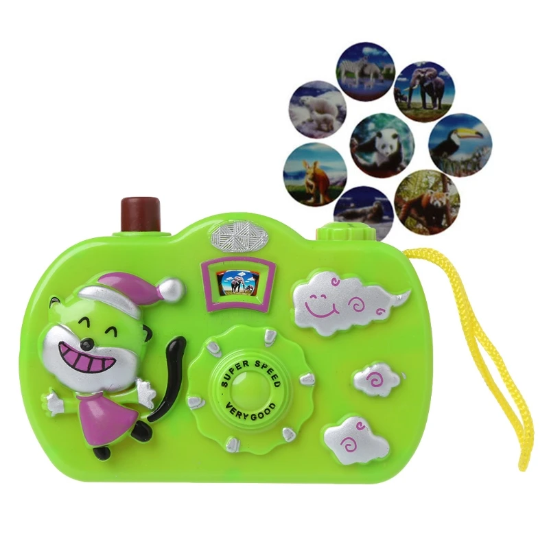 

Bear Cartoon Camera Animal Pattern Light Projection Camera Toy Educational Toys Children Gift