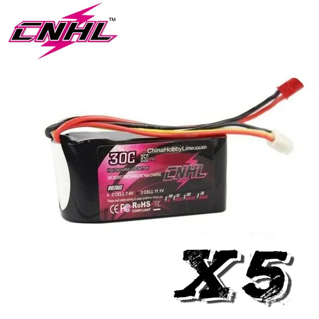 CNHL 850mAh 11.1V 3S 30C Lipo