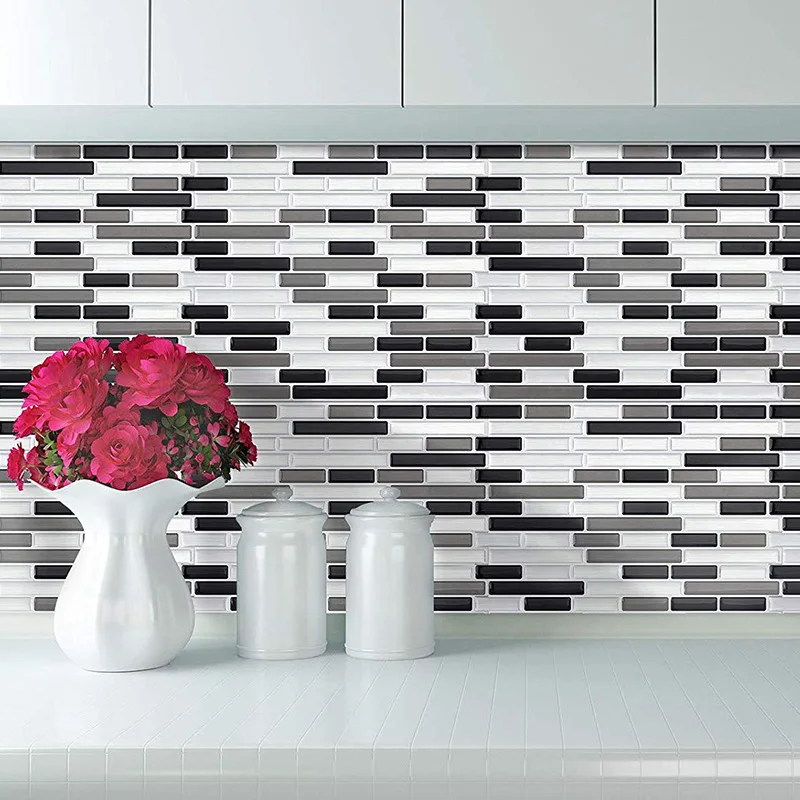 

3D Wall Sticker Ceramic Tile Decal Decoration Self-adhesive for Home Living Room LBShipping