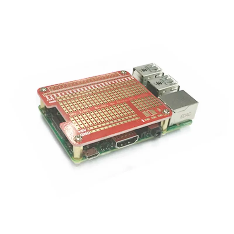 Удлинительная плата DIY Proto HAT Shield для Raspberry Pi 3 и Model B + Plus Red RPI GPIO Arduino|Аксессуары
