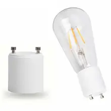 GU10 к E27 патрон лампы цоколь патрон адаптер GU10 штекер к E27 Женский огнестойкий светодиодный адаптер освещения конвертер