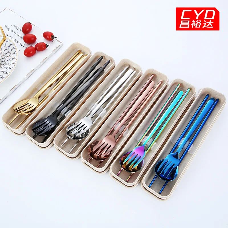 1 Set Three-Piece Portable Tableware Sets Combination Spoon Fork Chopsticks Bento Dishes and Plates Sets Japanese Bag 3DCJY03 1 Set Three-Piece Portable Tableware Sets Combination Spoon Fork Chopsticks Bento Dishes and Plates Sets Japanese Bag 3DCJY03