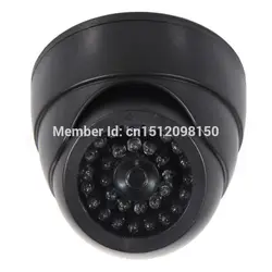 

Dummy camera Fake camera Dome home Security CCTV Surveillance Camera with Flashing LED Light + Fake Infrared