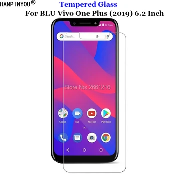 Перейти на Алиэкспресс и купить Для BLU Vivo One Plus (2019) Переднее жесткое закаленное стекло 9H 2.5D Премиум Защитная пленка для экрана BLU Vivo One Plus 2019 6,2дюйм