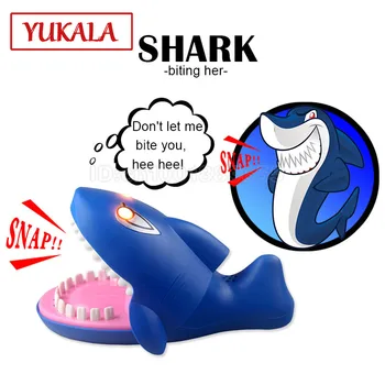 

Shark Dentist biting fingers tricky parent-child interaction toys children's party gifts and toys Unisex