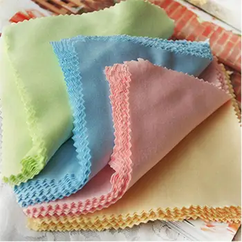 

10pcs Cleaning Glasses Eyeglasses Cloth Economy Sunglasses Screen Microfiber Cleaner Cloth Eyewear Accessories Random
