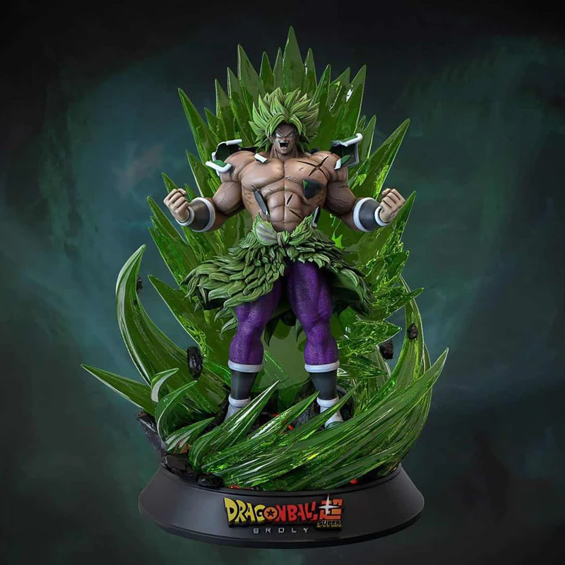 Dragon Ball Super Banpresto Broly Broli Gogeta Goku 45 см статуя из смолы фигурка сцена Модель Коллекция игрушек