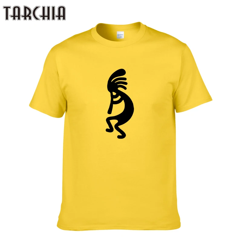 TARCHIA 2021 новинка мужской Navajo Kokopelli Модный пуловер t shir хлопок мужская с коротким