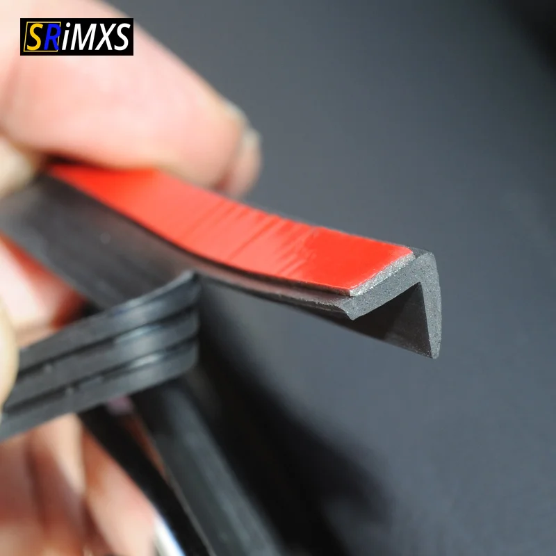 V Type Car Door Glass Window Rubber Seal Door Strip Auto  