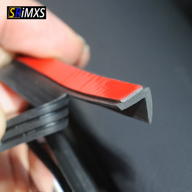 V Type Car Door Glass Window Rubber Seal Door Strip Auto Rubber Seals Weather Strip 8.5mm Seals