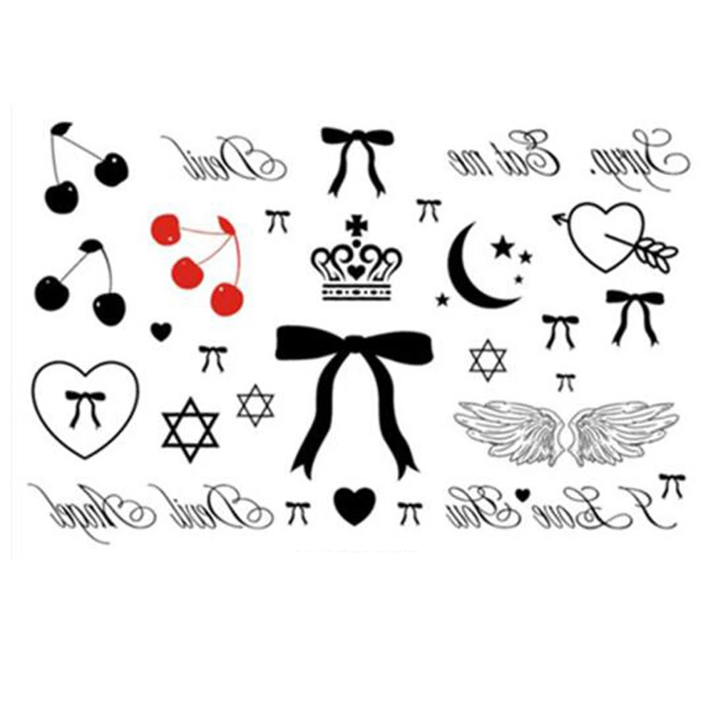 Yeeech Temporaire Tatouages Autocollant Pour Femmes Faux
