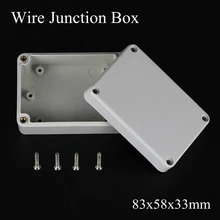 83x58x33mm ABS Waterproof Junction Boxes Connection Outdoor Indoor Distribution Monitoring Box Electric Enclosure Case IP65