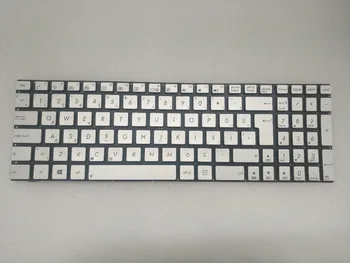 

New Genuine Turkish Klavye for ASUS N56 N56V N76 N76V N76VB N76VJ N76VM N76VZ U500VZ N56VV N56VZ with backlit silver keyboard