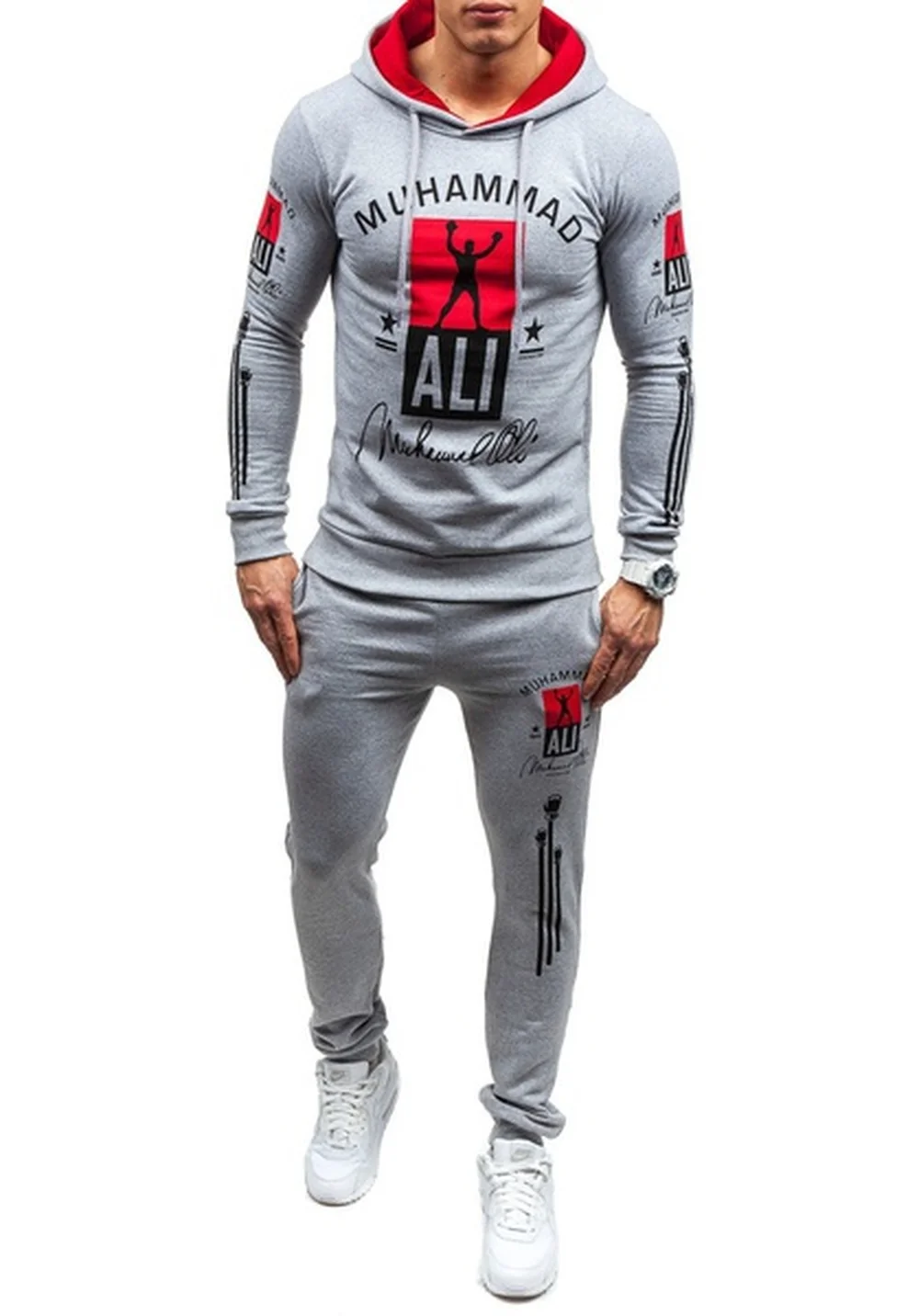 ZOGAA Men Clothing Set Sportswear Autumn New Hoodies Sweatshirt Sporting Sets Men's Tracksuits Two Piece Hoodies+Pants 2pcs Sets