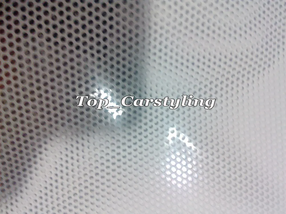 white printable paintable perforating mesh film black one way vision window film for bus wall(15)