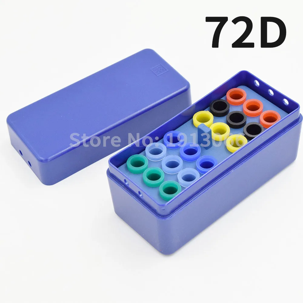 1 шт. высокое качество 72D отверстия endo коробка для burs reamer и gutta percha точки эндодонтическая Бесплатная доставка