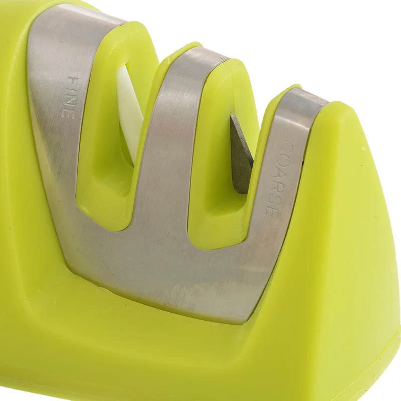 Urijk 1 шт. кухонные принадлежности мини-точилка для ножа два этапа(алмаз и керамика) точильные инструменты бытовая точилка для ножей