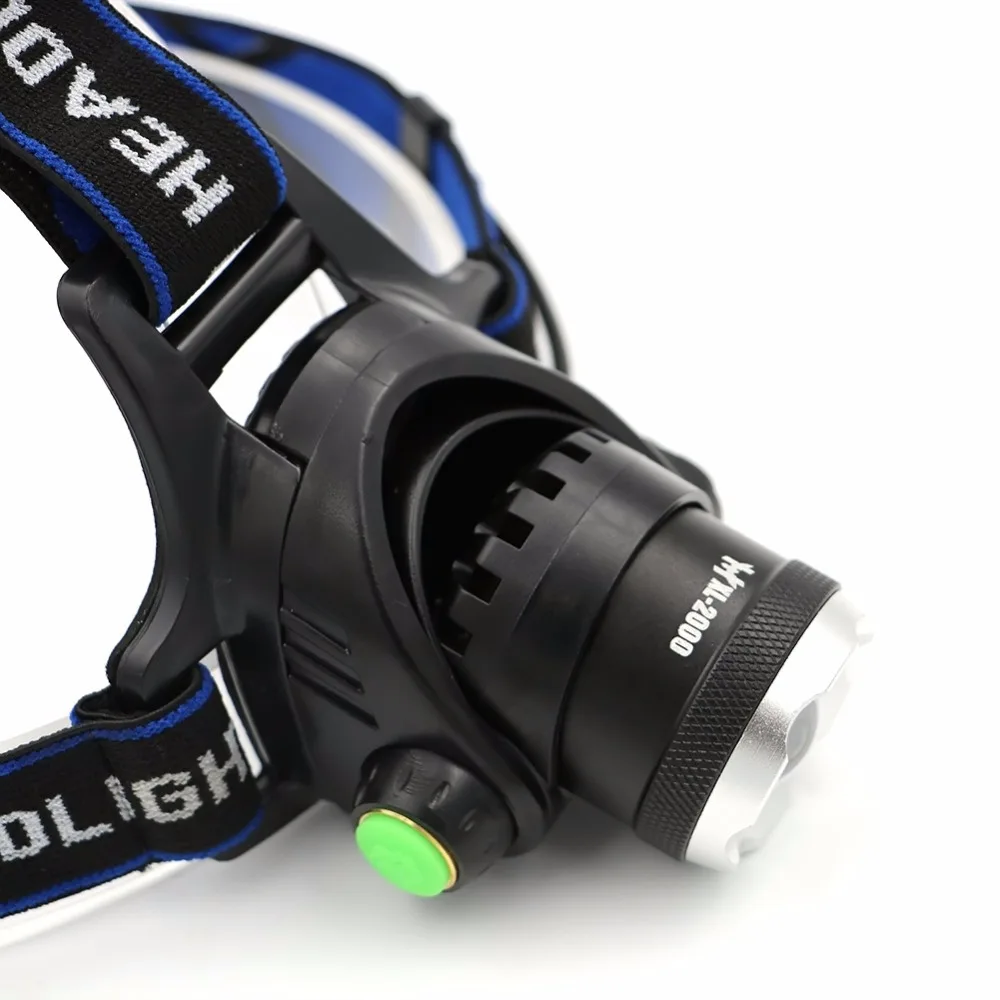 Налобный фонарь со светодиодной подсветкой 18650 лм 3 режима|headlamp zoomable|head lightt6 headlamp |