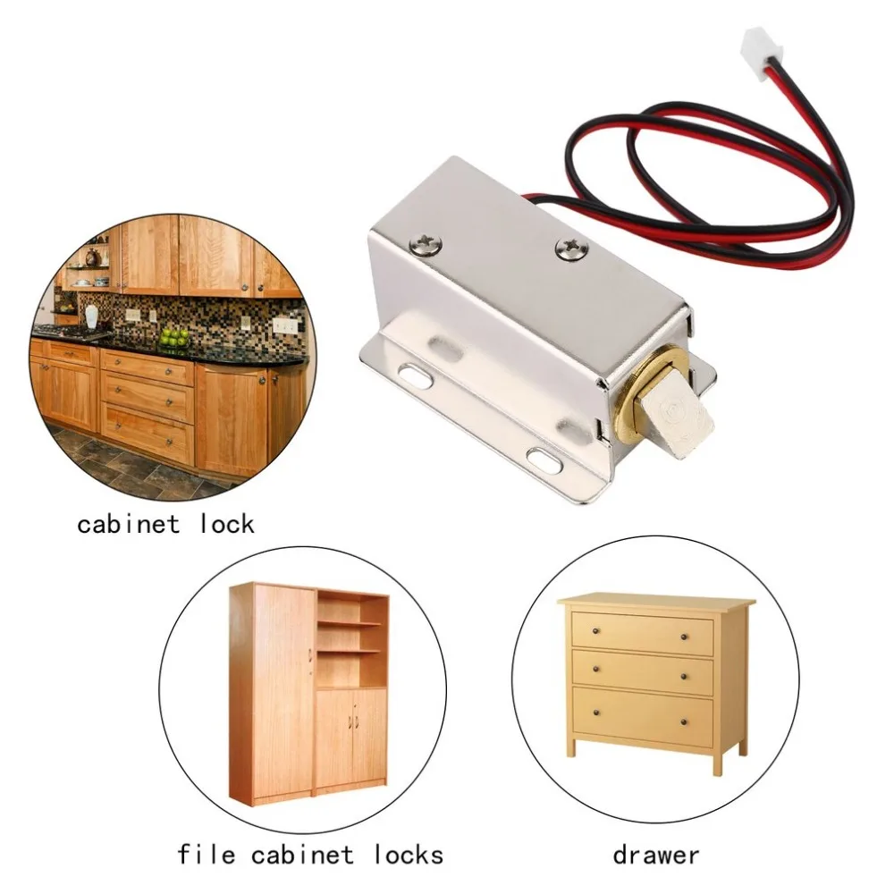 Магнитный замок Профессиональный небольшой DC 12V открытый тип рамки соленоида для электрического замка двери с низким энергопотреблением стабильность