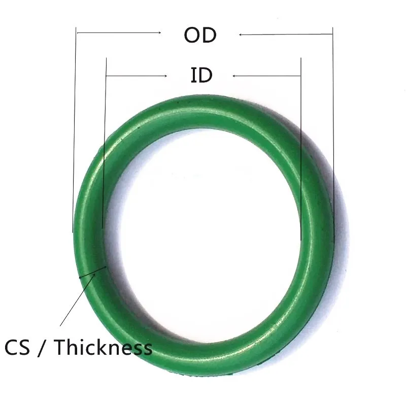 10 шт. уплотнительное кольцо уплотнения Зеленый CS 3,0 OD39 40, 41, 42, 43 44 45, 46, 47, 48, 49, 50 мм/FKM/прокладки высокой механической Температура-хомут с круглым воротником для мальчиков и девочек