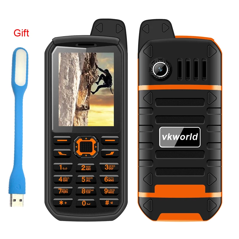 Original VKWorld Stone V3 Plus 4000mAh Cell Mobile Phone 2 4 Waterproof Dual SIM GSM FM
