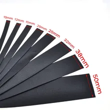 1 ярд нейлоновая лента безопасности ремень компьютер жаккардовая лента открытый рюкзак сумка Запчасти черный