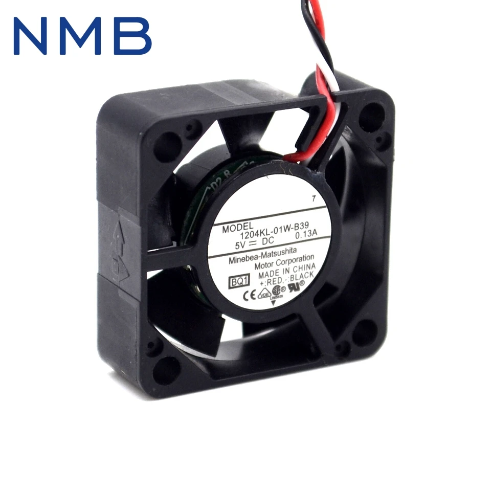 10pcs Original NMB MAT 1204KL 01W B39 DC 5V 0.13A 3Wire HDD Cooling Fan
