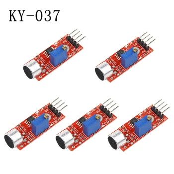 

5pcs High Sensitivity Microphone Sensor KY-037 Detection Board for AVR PIC for DIY Board