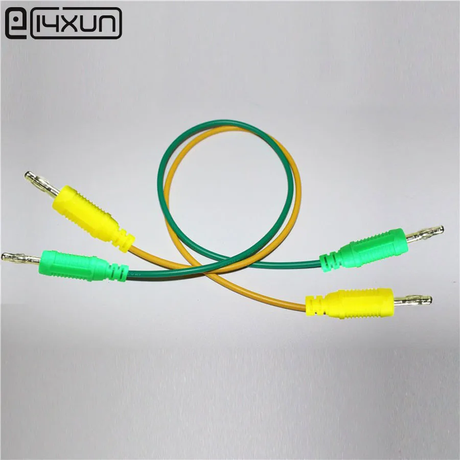 2pcs 1.0M male to male banana plug test line,1000mm Patch Cord,13AWG