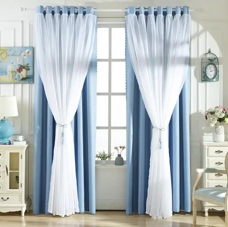 novye dvuhslojnye tyul chernye dvojnye shtory termalnye chernye shtory s podkladkoj myagkie zamshevye tolstye podkladochnye okonnye shtory